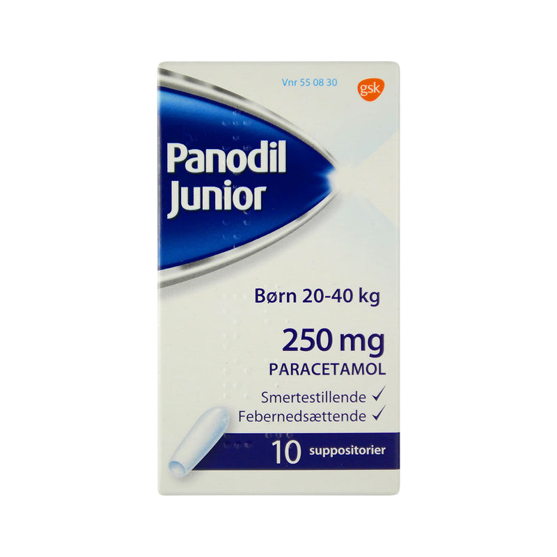 Panodil Junior Suppositorier 250 mg - Scandea O2O
