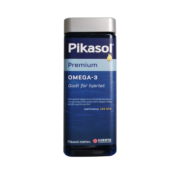 Pikasol Premium omega-3 Fiskeolie 140 stk
