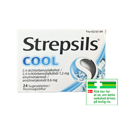 Strepsils Cool  0,6+1,2 mg 24 stk