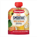Semper Frugt Smoothie æble og banan 6+ mdr. 90g-Scandea.dk
