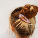 Classic Hair Clip Floral Red - Scandea O2O