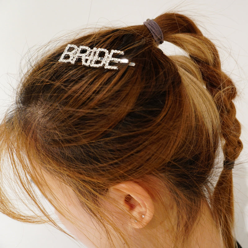 Classic Hair Clip Text BRIDE - Scandea O2O
