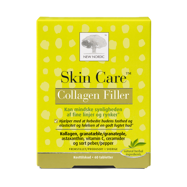 New Nordic Skin Care Collagen Filler 60 tabl. - Scandea O2O